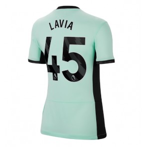 Chelsea Romeo Lavia #45 Koszulka Trzecich Kobiety 2023-24 Krótki Rękaw